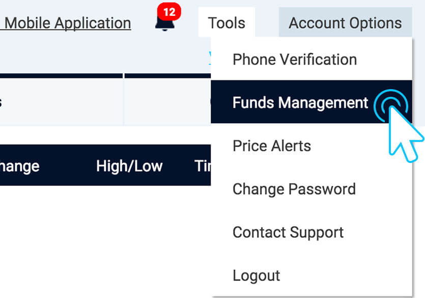 Checking status of withdrawal request